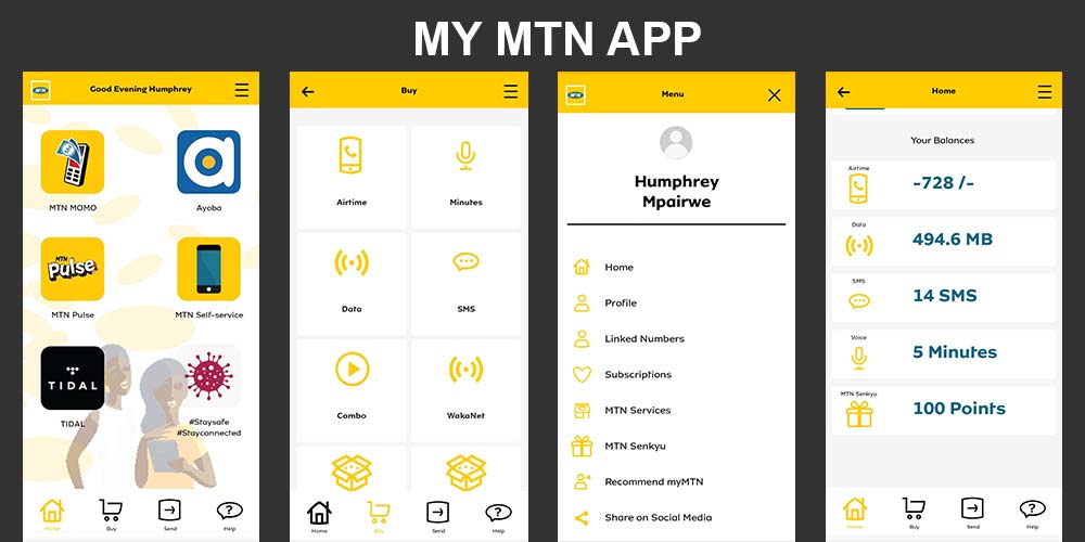 How to Download and Use MY MTN App features