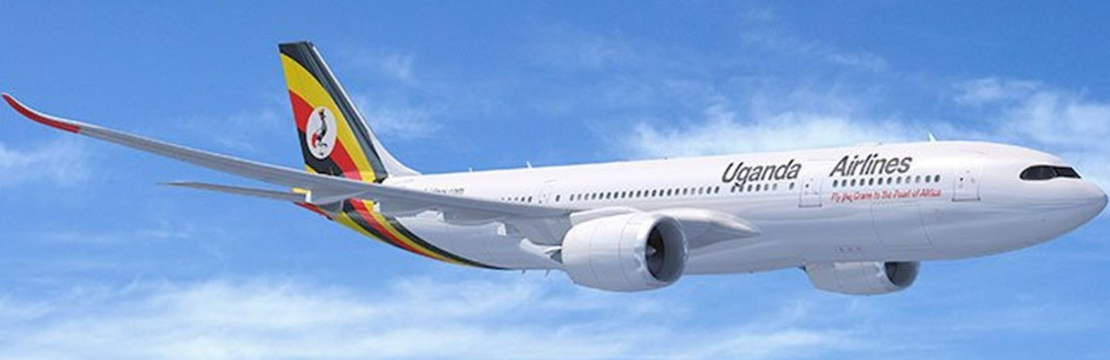 uganda airlines crj9 aircraft plane