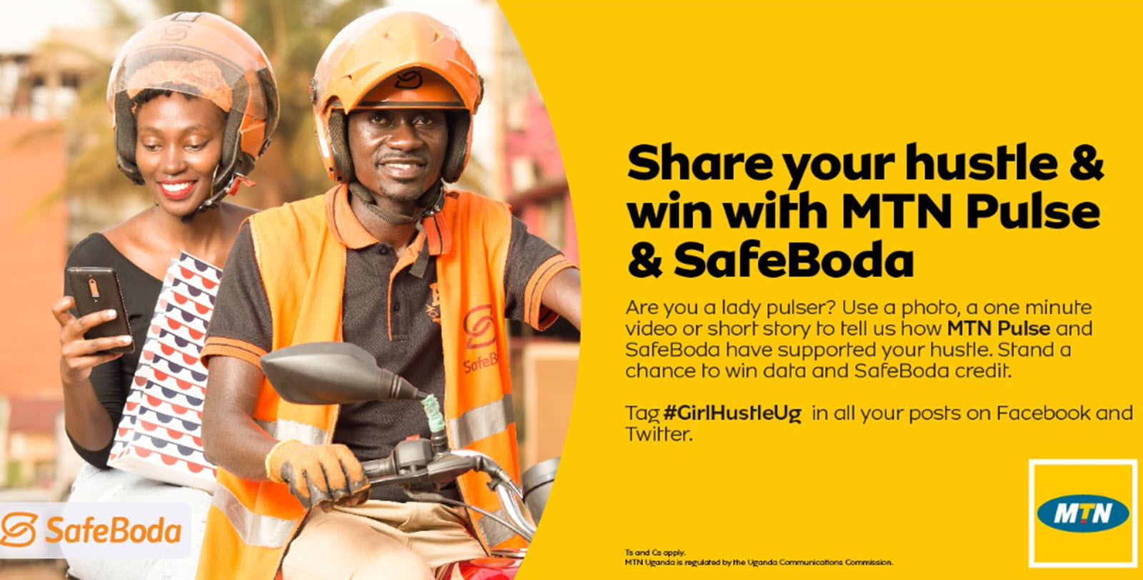 mtn safeboda share your hustle campaign