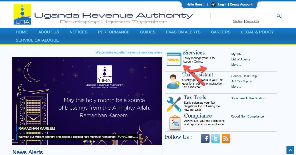 How to register for a new URA TIN Number Online