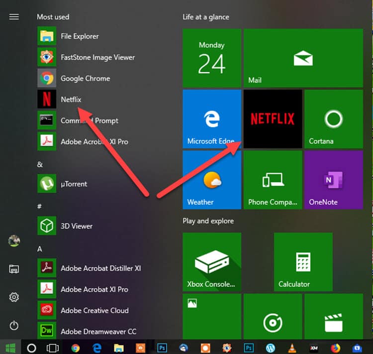 Как удалить netflix windows 10