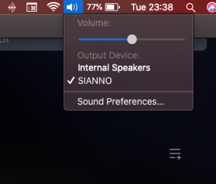Play Audio through Wireless Headphones on mac