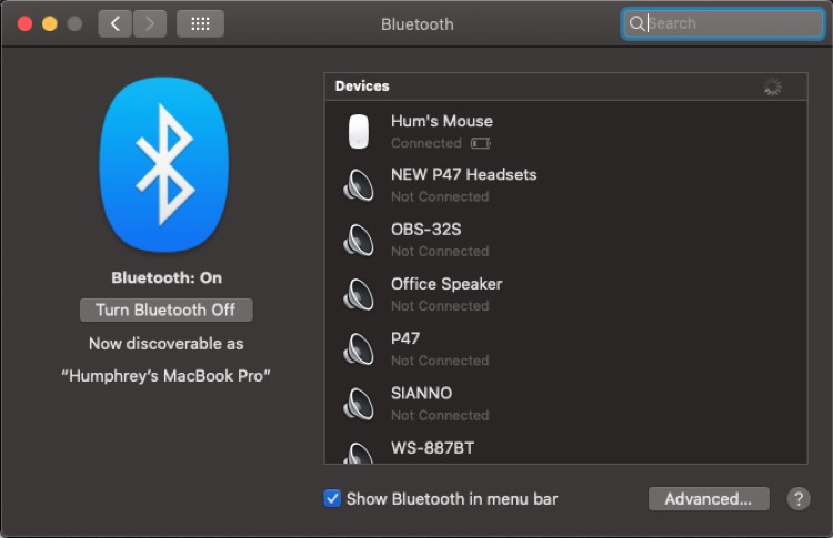 Mac os перезапустить bluetooth