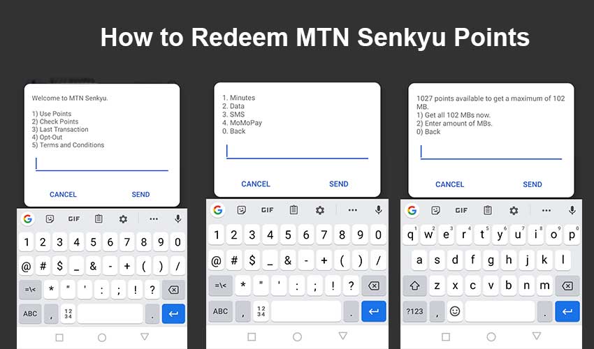 how to redeem mtn senkyu points