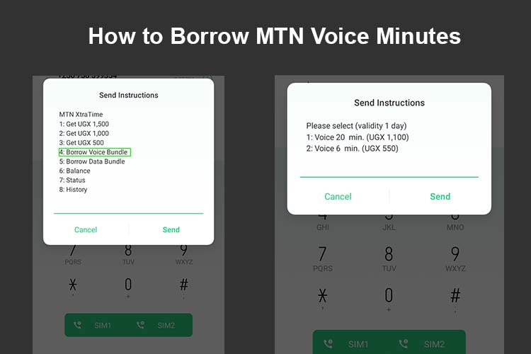 how to borrow mtn voice bundles