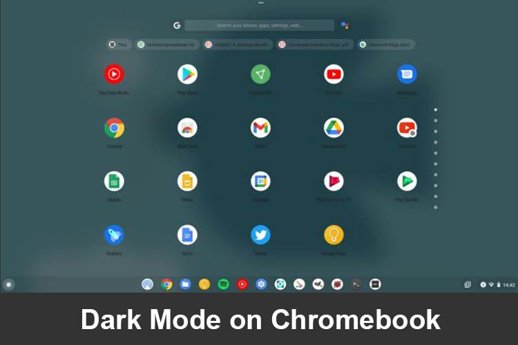 How to turn on dark mode on chromebook