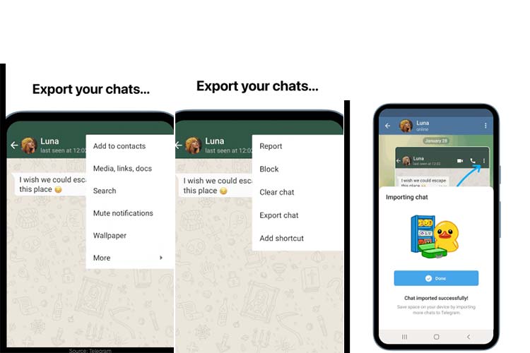 How to Import WhatsApp chats to Telegram