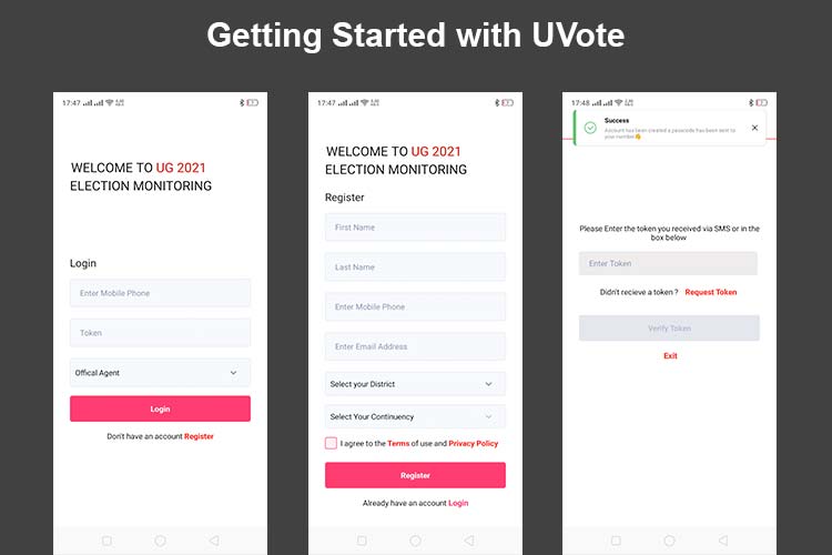 Getting Started with the UVote App