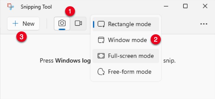 Use the Snipping Tool on Windows 11